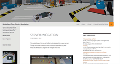 Desktop Screenshot of bulletphysics.org